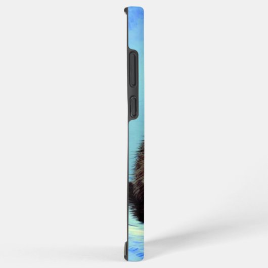 Coque Samsung Galaxy Van Gogh Black Kitten avec fils (Côté droit)