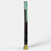 Coque Samsung Galaxy Van Gogh Chat noir Fleurs jaunes (Côté droit)