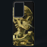 Coque Samsung Galaxy Van Gogh Fumer du squelette<br><div class="desc">Coque Samsung Galaxy avec peinture à l’huile de Vincent van Gogh Crâne d’un squelette avec cigarette brûlante (1885-1886). Un grand cadeau pour les amateurs de post-impressionnisme et d'art hollandais !</div>
