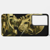 Coque Samsung Galaxy Van Gogh Fumer du squelette (Côté gauche)