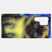 Coque Samsung Galaxy Van Gogh Starry Nuit Siamese Cat (Verso Horizontal)