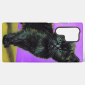 Coque Samsung Galaxy Van Gogh Style Cat (Verso Horizontal)