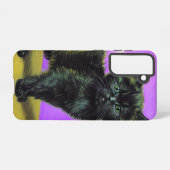 Coque Samsung Galaxy Van Gogh Style Cat (Verso Horizontal)