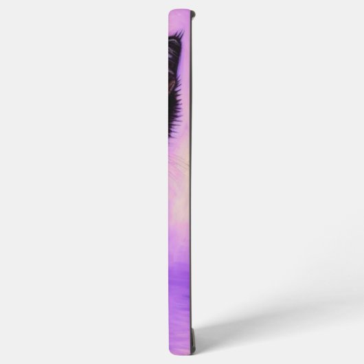 Coque Samsung Galaxy Van Gogh Style Chat pourpre (Côté gauche)