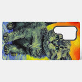 Coque Samsung Galaxy Van Gogh Style Chat Sunset Beach (Verso Horizontal)