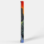 Coque Samsung Galaxy Van Gogh Style Chat Sunset Beach (Côté droit)