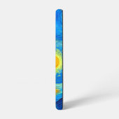 Coque Samsung Galaxy Van Gogh Style Starry Night Cat (Côté gauche)