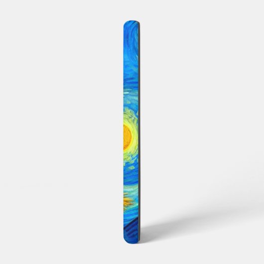 Coque Samsung Galaxy Van Gogh Style Starry Night Cat (Côté gauche)