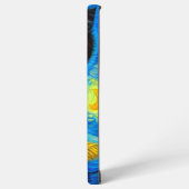 Coque Samsung Galaxy Van Gogh Style Starry Night Cat (Côté gauche)