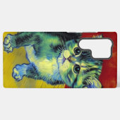 Coque Samsung Galaxy Van Gogh Tabby Cat (Verso Horizontal)