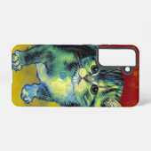 Coque Samsung Galaxy Van Gogh Tabby Cat (Verso Horizontal)