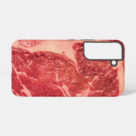 Coque Samsung Galaxy Vapeur de Ribeye de viande crue (Verso Horizontal)