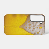 Coque Samsung Galaxy Verre de bière avec bulles et mousse (Verso Horizontal)