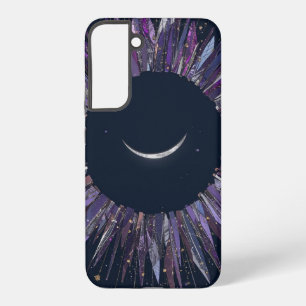 Coque Samsung Galaxy verre teinté céleste
