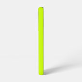Coque Samsung Galaxy Vert Citron Électrique Uni (Côté gauche)