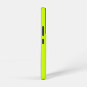 Coque Samsung Galaxy Vert Citron Électrique Uni (Côté droit)