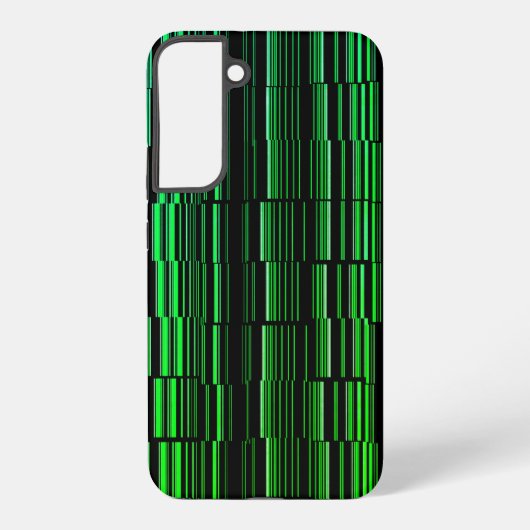 Coque Samsung Galaxy Vert moderne très Cool rayé (Verso)
