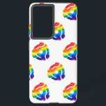 Coque Samsung Galaxy Vibran de l'adaptateur d'enregistrement SlipperyJo<br><div class="desc">Adaptateur d'enregistrement en plastique SlipperyJoe 45 tr/min vibrante arc-en-ciel cravate-teinture broche insérer pop-art contemporain vibe rouge orange jaune vert bleu violet rétro rencontre un vinyle moderne 7 pouces cadeaux gay pride artistique LGBTQIA fusion nostalgie avec l'identité moderne</div>