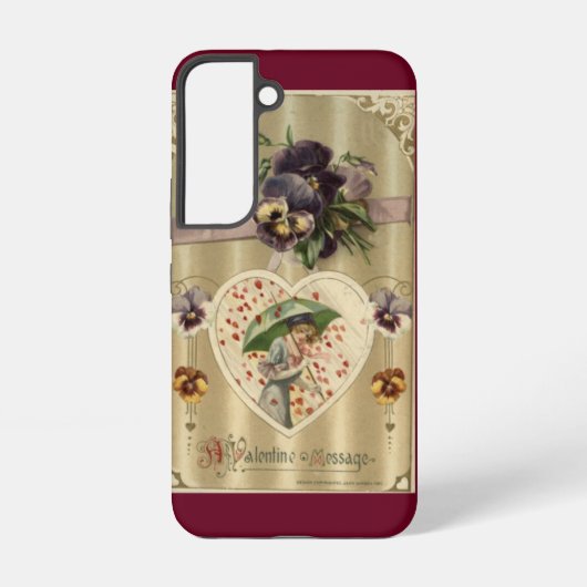 Coque Samsung Galaxy Victorian Lady Vintage Valentine (Verso)