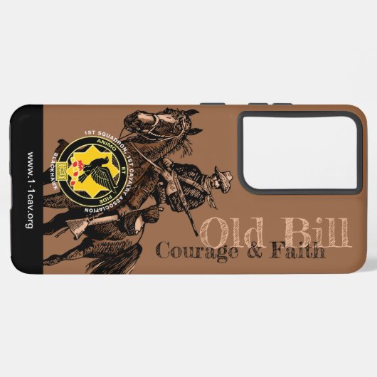 Coque Samsung Galaxy Vieux appareil téléphonique pour facture (tan/brun (Côté gauche)