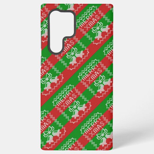 Coque Samsung Galaxy Vilain pull motif sonnettes Joyeux fils Xmas (Verso)