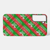 Coque Samsung Galaxy Vilain pull motif sonnettes Joyeux fils Xmas (Verso Horizontal)