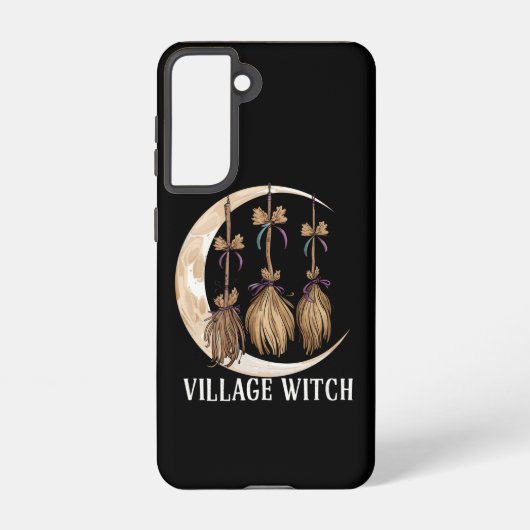 Coque Samsung Galaxy Village Witch gothique Occulte Wicca Pagan Nature (Verso)