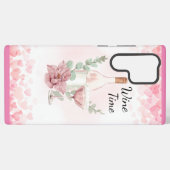 Coque Samsung Galaxy Vin Bouteille & Vin Verre Temps du vin (Verso Horizontal)