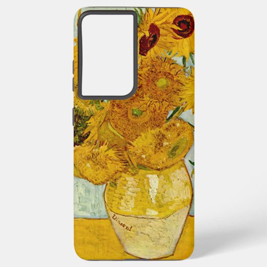 Coque Samsung Galaxy Vincent Van Gogh 12 Tournesols Impressionniste (Verso)