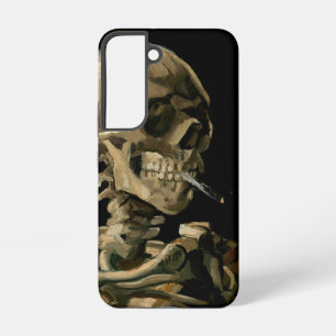 Coque Samsung Galaxy Vincent van Gogh - Crâne avec cigarette allumée