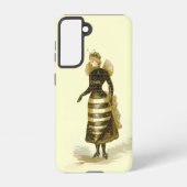 Coque Samsung Galaxy Vintage Bee Lady (Verso)