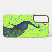 Coque Samsung Galaxy Vintage Peacock Swirl (Verso Horizontal)
