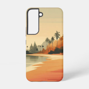 Coque Samsung Galaxy Vintage/retro plage/tropical