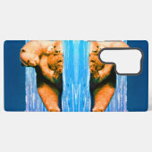 Coque Samsung Galaxy Vintage USA Alaska (Verso Horizontal)