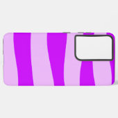 Coque Samsung Galaxy Violet alterné minimal (Côté gauche)