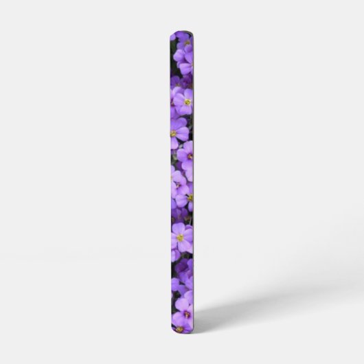 Coque Samsung Galaxy Violet Fleurs de printemps Violets (Côté gauche)