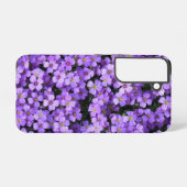 Coque Samsung Galaxy Violet Fleurs de printemps Violets (Verso Horizontal)