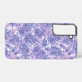 Coque Samsung Galaxy Violette aquarelle fleurs lilas (Verso Horizontal)
