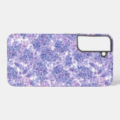Coque Samsung Galaxy Violette aquarelle fleurs lilas (Verso Horizontal)