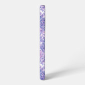 Coque Samsung Galaxy Violette aquarelle fleurs lilas (Côté gauche)