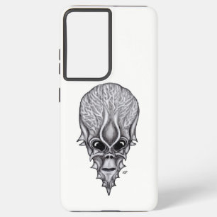 Coque Samsung Galaxy Visage Alien, Reconstruction faciale du crâne afri