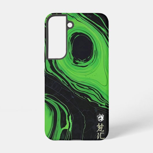 Coque Samsung Galaxy Vivid Green Marble (Verso)