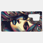 Coque Samsung Galaxy Vivid Portrait esthétique - Design d'art dynamique (Verso Horizontal)