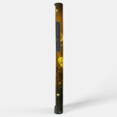 Coque Samsung Galaxy Vol de libellule verte lumineuse (Côté droit)