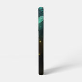 Coque Samsung Galaxy Vol de libellule verte lumineuse (Côté gauche)