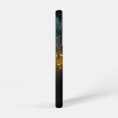 Coque Samsung Galaxy Vol de libellule verte lumineuse (Côté droit)