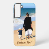 Coque Samsung Galaxy Votre photo Samsung Galaxy Coques avec texte perso (Verso)