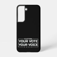 Votre Vote Votre Voix police blanche