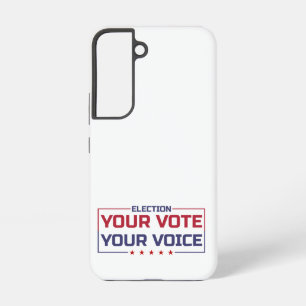 Coque Samsung Galaxy Votre Vote Votre Voix police colorée