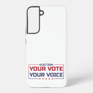 Coque Samsung Galaxy Votre Vote Votre Voix police colorée